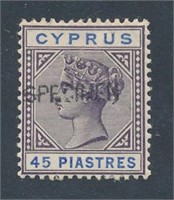 CYPRUS #37 MINT FINE-VF H