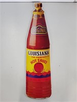 Louisiana Hot Sauce Sign 35in X 9in