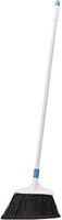 Amazon Basics Heavy-Duty Broom, Blue and White