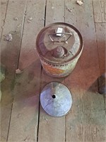 Antique kerosene 5 gallon can, antique funnel