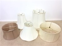 (5) Assorted Large Lamp Shades