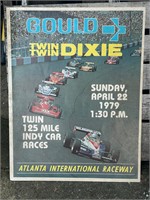 Gould Twin Dixie Cardboard Sign  20 x 26