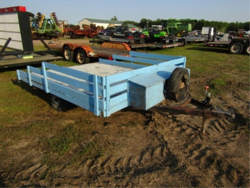 78x8ft. Single Axle Trailer, Sides, Front Storage