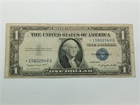 OF) STAR NOTE 1935 $1 silver certificate