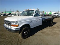 1997 Ford F Super Duty Flatbed Truck