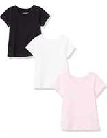 (Size: XS, 5)Amazon Essentials Girls Short-Sleeve