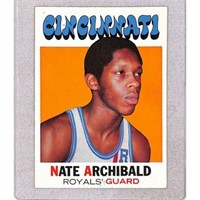 1971 Topps Crease Free Nate Archibald Rookie