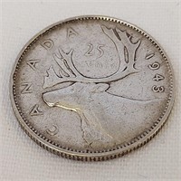 1943 CANADA SILVER QUARTER