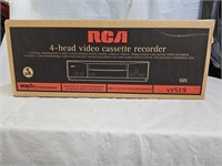 NIB RCA 4-Head Video Cassette Recorder