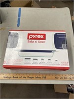 Pyrex bake and store