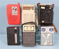 (6) Vintage Transistor Radios