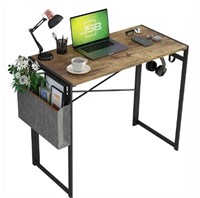 Jsb 31.5 Small Folding Desk Rustic Brown