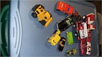 Assorted cars trucks and tractors for kids