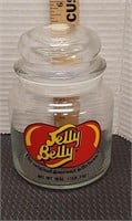 Jelly belly glass jar.5in tall