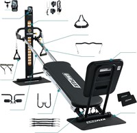 GR8FLEX Gym 100+ Workouts Carbon Fiber Black
