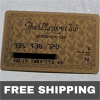 Vtg The Playboy Club Executive Key Card exp 1982