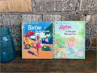 Two vintage Barbie Little Golden books