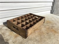 Wood Soda Bottle Crate  24 DIVIDERS