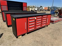 Steelman 10' 15-Drawer Workbench (Red)