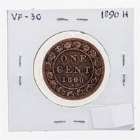 1890H Canada One Cent VF-30