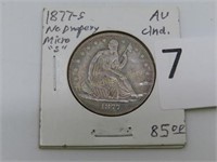 1877-S Silver Seated Liberty Half Dollar