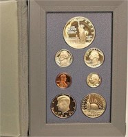 1986 US Proof Prestige Mint Set with Silver Dollar