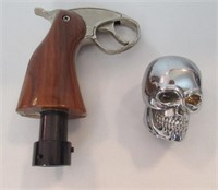 Skull and Pistol Grip Gear Shifting Knob/Handle.