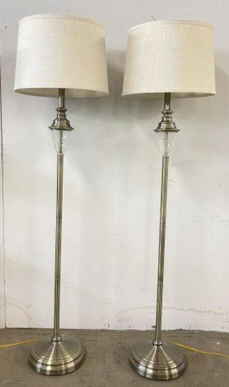 Burnished Gold Floor Lamps