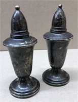 Sterling shakers, weighted