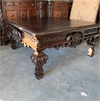 AMAZING ORNATE SQUARE COFFEE TABLE