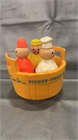 Vintage Fisher-price 3 Men In A Tub