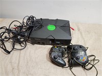 Xbox with 2 Controllers