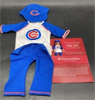 (H) American Girl Chicago Cubs doll outfit
