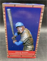 (H) Ernie Banks commemorative statue Mr Cub w/box