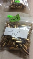 100 ROUNDS OF 22 LR