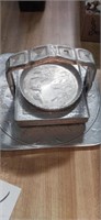 Aluminum decorative coaster set