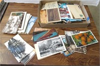 Flat of Misc Old Postcards