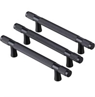 New AITITAN 10 Pack Black Cabinet Handles Knurled