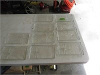Glass Snack Trays, 6" x 11" (10)