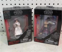 Star Wars Black Series Leia & Finn both sealed