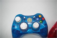 pair of xbox 360 controllers