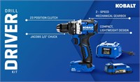 $2  Kobalt Next-Gen 24V 1/2-in Drill