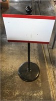 Metal sign stand