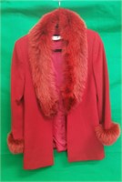 Ladies' custom designer jacket with 100% fur