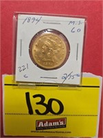 189410 DOLLAR GOLD PIECE