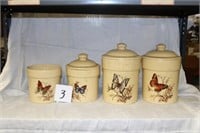 BUTTERFLY CANISTER SET