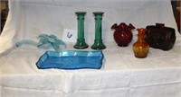 CARNIVAL GLASS BOX LOT