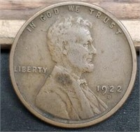 1922-D Lincoln Cent, VF30