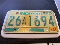 1978 Indiana License Plate 26A1694