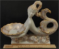 Royal Haeger 514 Mermaid MCM Art Pottery Figure